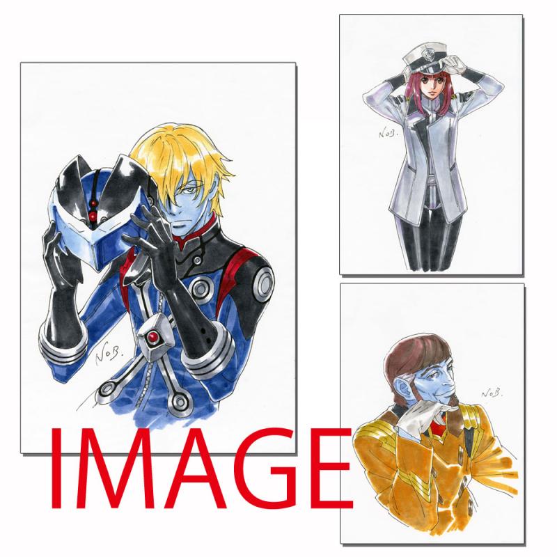 【結城信輝】氏、描きおろしポストカード３枚セット！