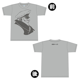 宇宙戦艦ヤマト2199　オリジナルTシャツ　沖田十三(スポーツグレー)