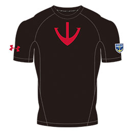 UA YAMATO COMPRESSION BLK/RED
