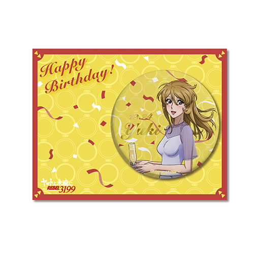 【2026年4月発売】ヤマトよ永遠に REBEL3199　【バースデー2025】箔押し缶バッジ　森雪