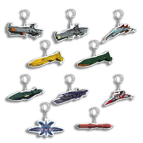 ヤマトよ永遠に REBEL3199⑤　トレーディングメカアクリルキーホルダー 3199ver.【Vol.2】全10種